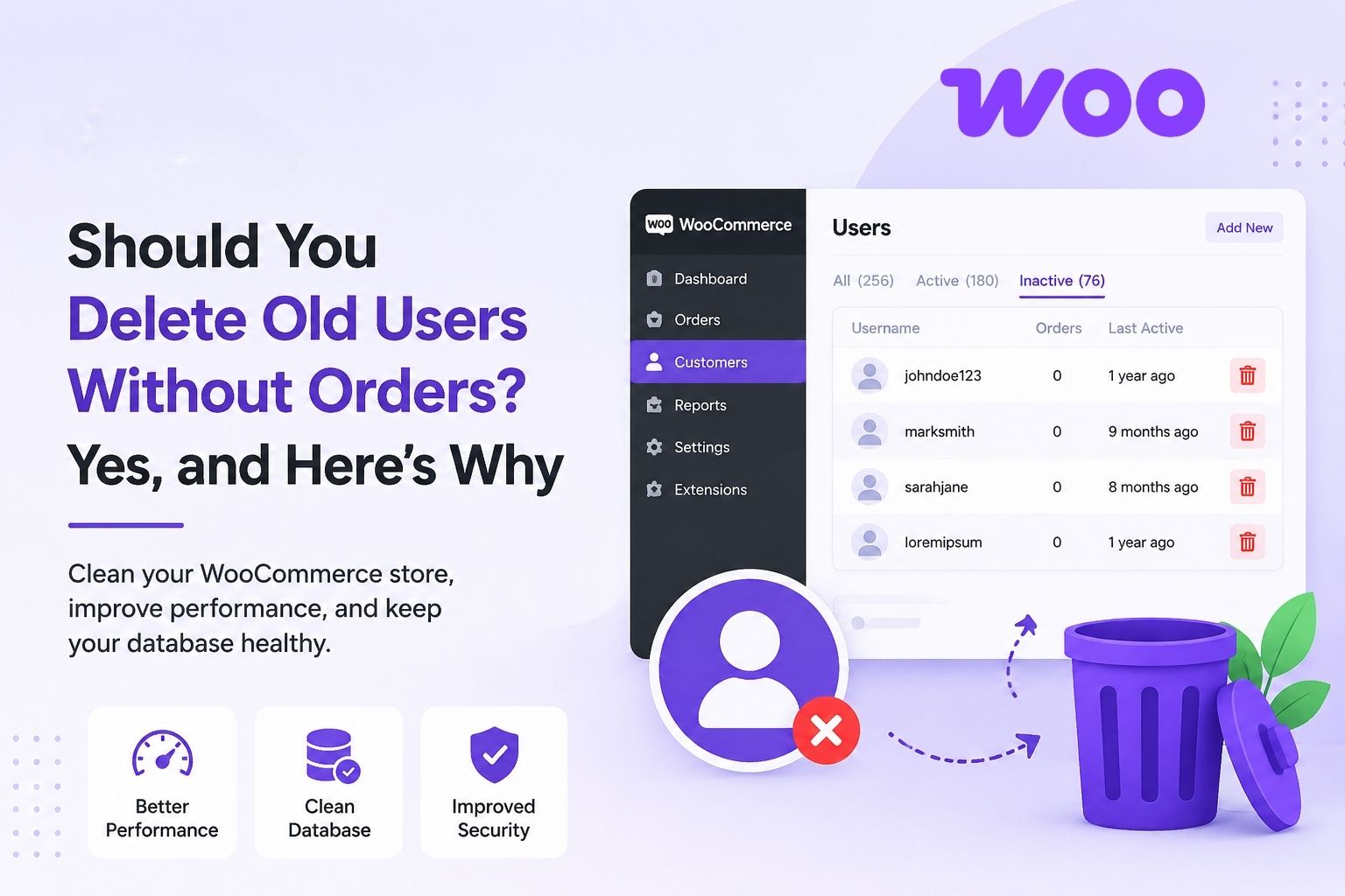 Delete WooCommerce Users With No Orders: Benefits, Risks & Best Practices
