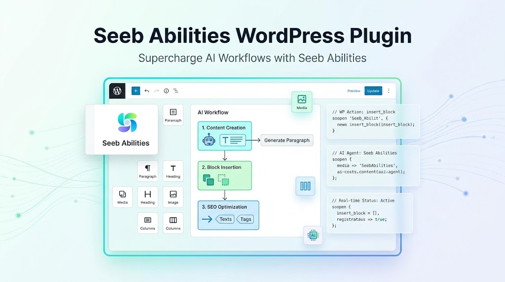 Supercharge AI Workflows in WordPress with Seeb Abilities